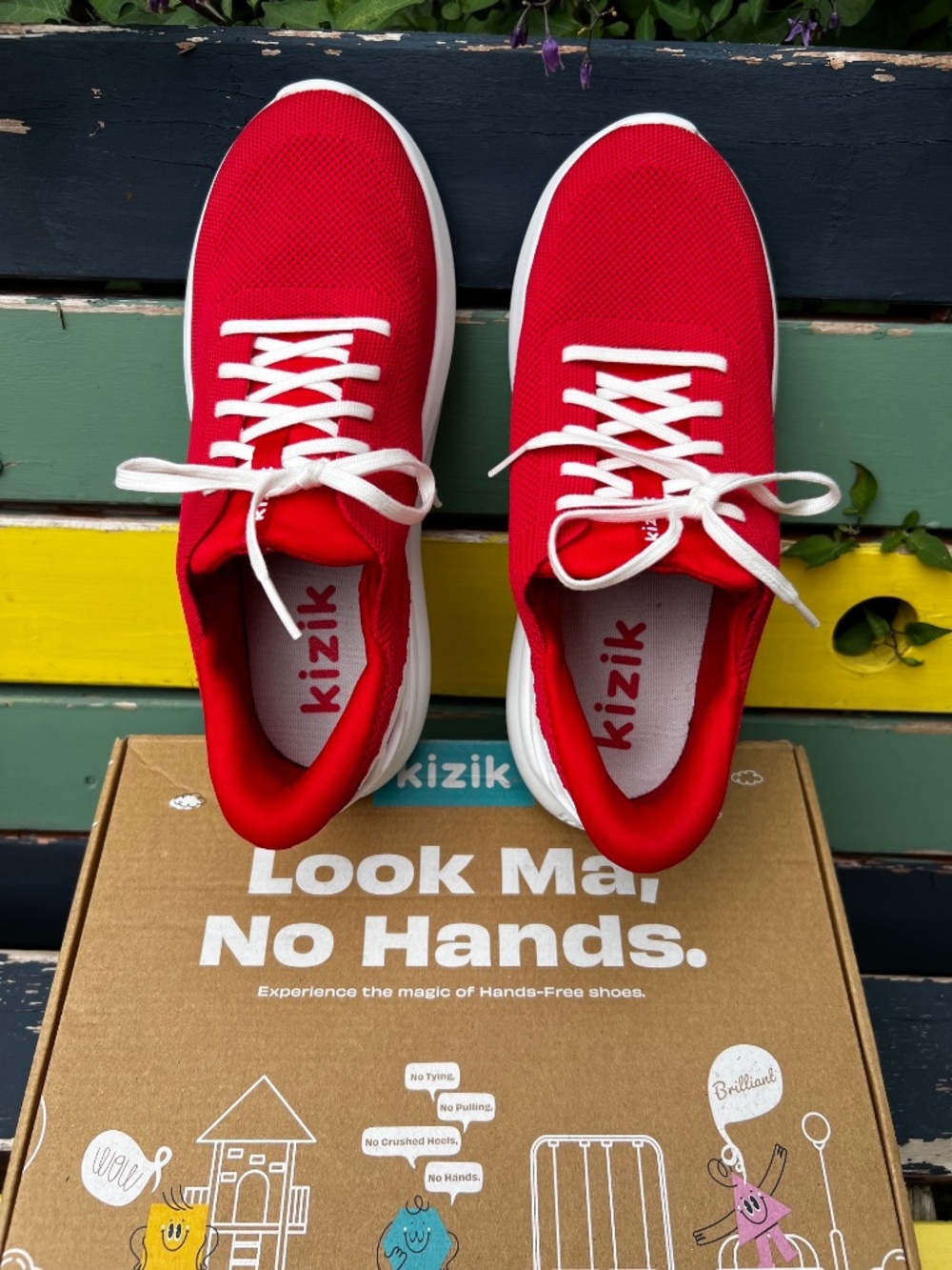 Kizik Anaheim Red 6Y Slip-on Shoes